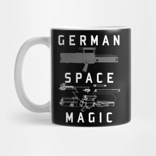 German Space Magic - Gun Meme, Funny, G11, Blueprint, Firearm, Gun Owner Mug